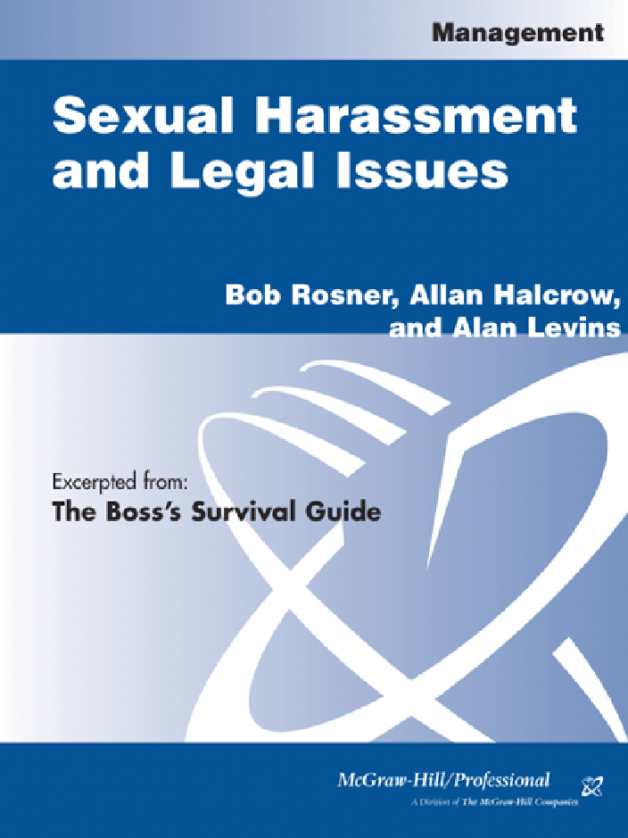 Title details for Sexual Harrassment and Legal Issues by Bob Rosner - Wait list